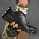 Тактические кроссовки летние Extreme Police ВТ1007 черные кожаные прошитые 43 - изображение 8
