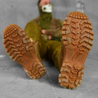 Берці літні тактичні черевики Combination койот шкіряні прошиті 42 - зображення 7
