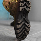 Берці демісезонні тактичні черевики Fanat ВТ6647 олива хакі шкіряні прошиті 40 - зображення 7