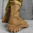 Берці літні тактичні черевики Begeiot ОР6835 койот шкіряні прошиті 43 - зображення 6