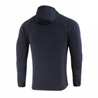 Кофта M-Tac Hoodie Polartec Sport Dark Navy Blue Размер L - изображение 3