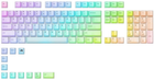 Набір кейкапів Glorious Polychroma RGB Keycaps 115 шт. ANSI Translucent (100044780) - зображення 1
