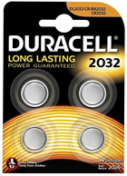 Baterie litowe Duracell CR2032 3V 4 szt (5000394119376) - obraz 1