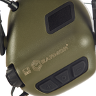 Навушники Активні з мікрофоном для рації Opsmen Earmor M32 PLUS Olive (153100) - зображення 5