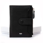 Женский кожаный кошелек Classik DR. BOND WN-23-17 black