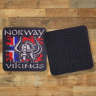 Шеврон Norway Land of The Vikings, 7.5х7.5, на липучке (велкро), патч печатный - изображение 4