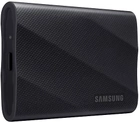 SSD диск Samsung Portable T9 1TB USB 3.2 Type-C Gen 2x2 (MU-PG1T0B/EU) External Black - зображення 2
