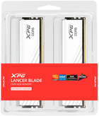 Pamięć RAM ADATA DDR5-6400 32768MB PC5-51200 (Kit of 2x16384) XPG Lancer Blade RGB White (AX5U6400C3216G-DTLABRWH) - obraz 4