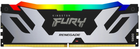 Pamięć RAM Kingston Fury DDR5-6800 16384MB PC5-54400 Renegade RGB 1Rx8 Black-Silver (KF568C36RSA-16)