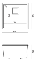 Кухонна мийка Quadron David 40 HQD4242U5-C1 - зображення 3