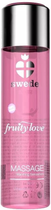 Żel do masażu Swede Fruity Love Sparkling Wine Truskawka rozgrzewający 120 ml (7340040404370) - obraz 1