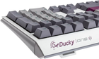 Клавіатура дротова Ducky One 3 RGB LED Cherry MX Speed Silver USB Mist Grey (WLONONWCRA339) - зображення 7