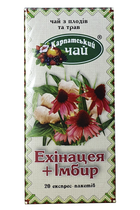 Карпатський чай Ехінацея+Імбир в пакетиках (56742) - изображение 2