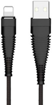 Kabel Libox USB Type A - Lightning M/M 1 m Black (1001045) - obraz 1