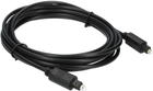 Kabel Libox S/PDIF (Toslink) - S/PDIF (Toslink) M/M 3 m Black (KAB-POŁ-0049) - obraz 4