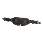 Тактические очки защитная маска Solve с креплениями на каску с 3 сменными линзами Черная-толщина линз 3 мм - изображение 5