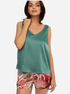 Piżama (koszulka na ramiączkach + spodenki) damska Esotiq 41238-67X S Zielona (5903972243572) - obraz 1