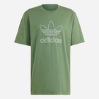 T-shirt męski bawełniany adidas Adicolor Trefoil IR7993 S Oliwkowy (4066759599772) - obraz 5