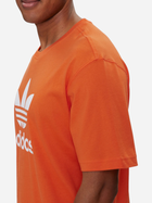 T-shirt męski bawełniany adidas Adicolor Trefoil IR8000 L Pomarańczowy (4066759630697) - obraz 5