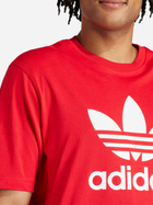T-shirt męski bawełniany adidas Adicolor Trefoil IR8009 S Czerwony (4066759599949) - obraz 4