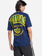 T-shirt męski bawełniany adidas VRCT Originals IS0184 XL Granatowy (4066759618343) - obraz 2