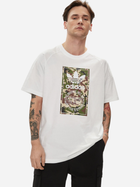 T-shirt męski bawełniany adidas Camo Tongue IS0246 M Biały (4066757786624) - obraz 1