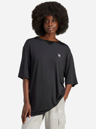 T-shirt damski oversize adidas Trefoil Originals IU2408 L Czarna (4066757286575) - obraz 1