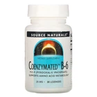 Витамины Source Naturals Коэнзим Витамина B6 25 мг Coenzymated™ Vitamin B-6 30 таблеток для рассасывания