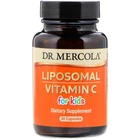Вітамін C для дітей у ліпосомах, Liposomal Vitamin C for Kids, Dr. Mercola, 30 капсул