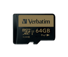 Карта пам'яті Verbatim Pro+ MicroSDXC 64GB UHS Speed Class 3 + SD-адаптер (23942440345) - зображення 2