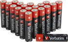 Baterie Verbatim Premium AA (LR06) 20 szt. Alkaliczne (23942498773)