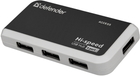 USB Hub Defender Quadro Infix USB2.0 4xUSB (4714033835046) - obraz 2