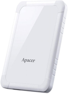 Жорсткий диск Apacer AC532 1TB 5400rpm 8MB AP1TBAC532W-1 2.5" USB 3.1 External White - зображення 2