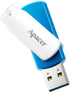 Флеш пам'ять USB Apacer AH357 32GB USB 3.1 White/Blue (AP32GAH357U-1) - зображення 3
