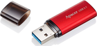 Флеш пам'ять USB Apacer AH25B 64GB USB 3.1 Red (AP64GAH25BR-1) - зображення 3