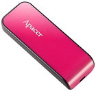 Флеш пам'ять USB Apacer AH334 64GB USB 2.0 Pink (AP64GAH334P-1) - зображення 1