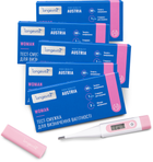 Набор для определения беременности Longevita Woman Hope 5 тест-полосок TS/1 + Базальный термометр MT-31 (6900069720052) - изображение 2