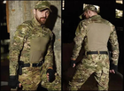 Тактическая военная форма летняя multicam мультикам боевой костюм тактическая одежда ЗСУ с наколенниками + кепка XXL - изображение 6