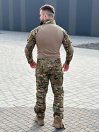 Тактическая форма Multicam костюм летний Мультикам с наколенниками военная одежда камуфляжная комплект для ВСУ L - изображение 6