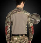 Тактическая военная форма летняя multicam мультикам боевой костюм тактическая одежда ЗСУ с наколенниками + кепка L - изображение 4
