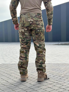 Тактична форма Multicam костюм літній Мультикам з наколінниками військовий одяг камуфляжний комплект для ЗСУ XXXL - зображення 5