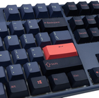 Klawiatura gamingowa Ducky One 3 Cosmic Blue TKL MX Ergo Clear Dark Blue (100352903) - obraz 3