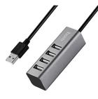 Hub адаптер HOCO USB Line machine HB1 |4USB| сірий