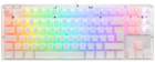 Клавіатура дротова Ducky One 3 TKL Cherry MX Blue USB Aura White (100352936) - зображення 1