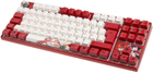 Клавіатура дротова Varmilo VEA88 Koi TKL Cherry MX Silent Red USB Red/White (100273749) - зображення 2