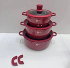 Набір посуду Higher Kitchen із 6 предметів (HK-325) червоний