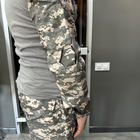 Армейская Кофта Убакс, пиксель НАТО, коттон (хлопок), размер L, Combat, тактическая рубашка Убакс - изображение 2