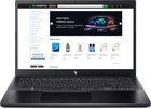 Ноутбук Acer Nitro V 15 ANV15-51-55UE (NH.QQEEU.001) Obsidian Black / 15.6" IPS Full HD 144 Гц / Intel Core i5-13420H / RAM 16 ГБ / SSD 512 ГБ / nVidia GeForce RTX 4060, 8 ГБ /