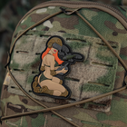 Нашивка M-Tac Tactical girl №6 PVC redhead/Olive/Coyote V1 - изображение 10