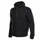 Куртка M-Tac Lite Microfleece Hoodie Black Размер 3XL - изображение 1